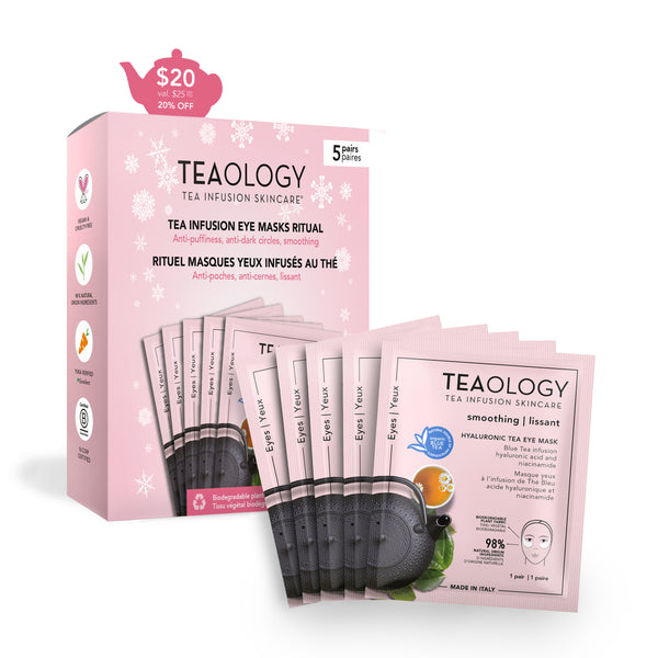 Rituel Masques Yeux Infusés Au Thé