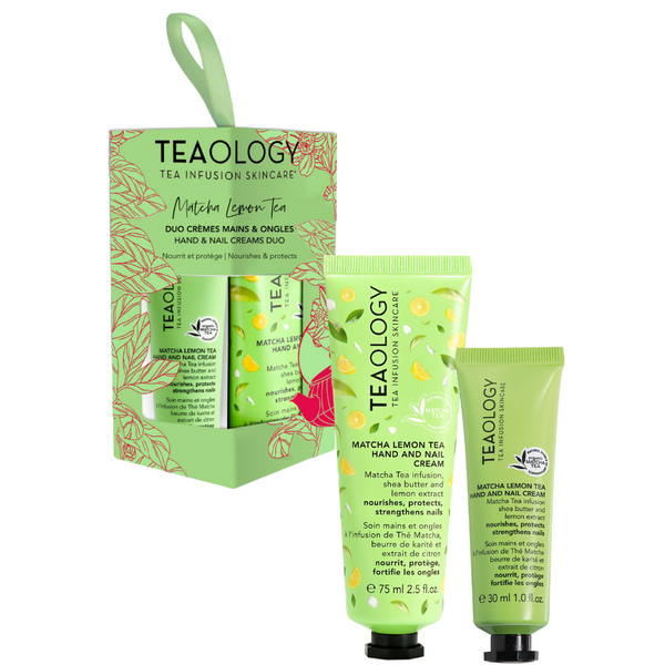 Matcha Lemon Tea Hand & Nail Creams Duo Gift Set