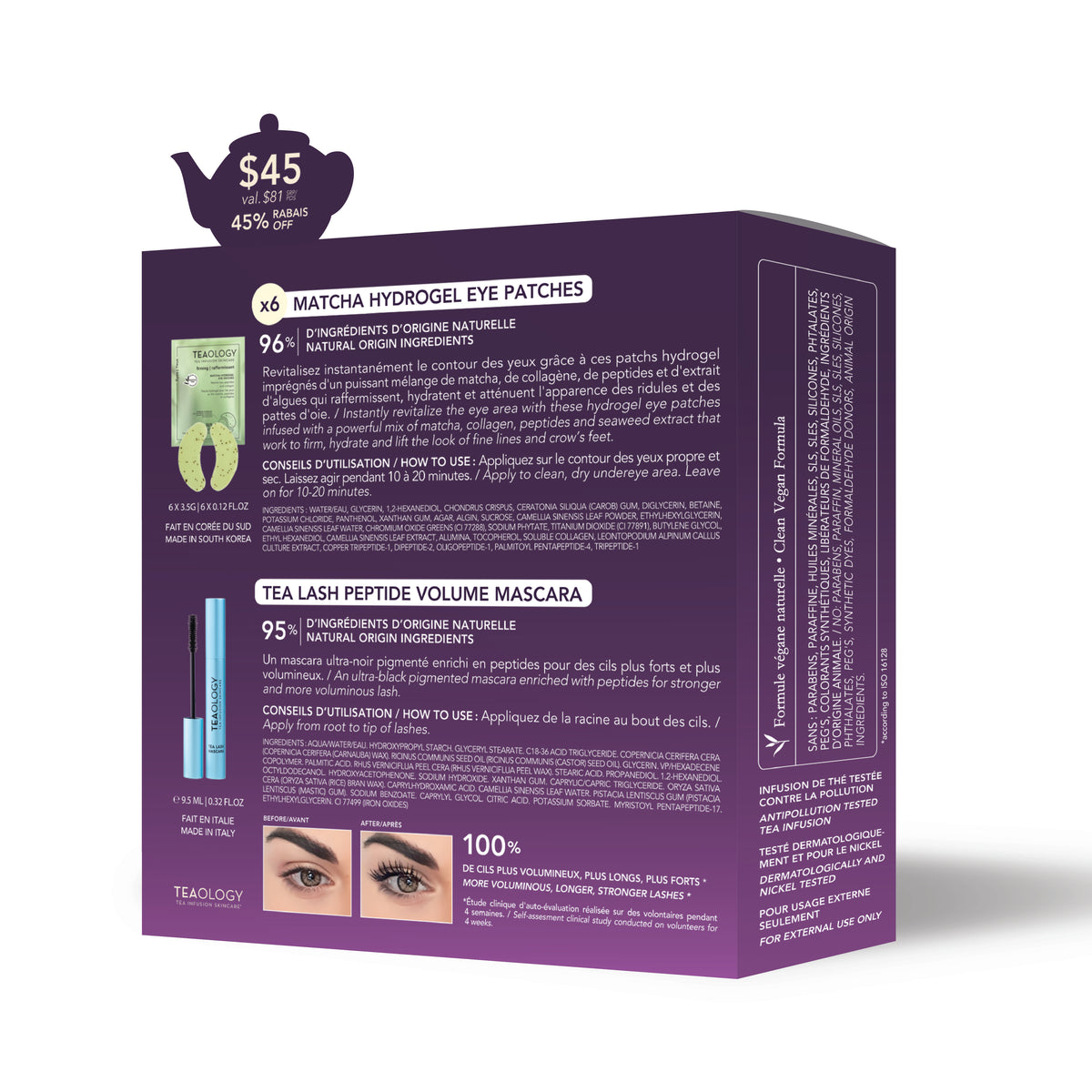 Salon De Beauthé À Séoul - Mascara & Masques Yeux Matcha Hydrogel