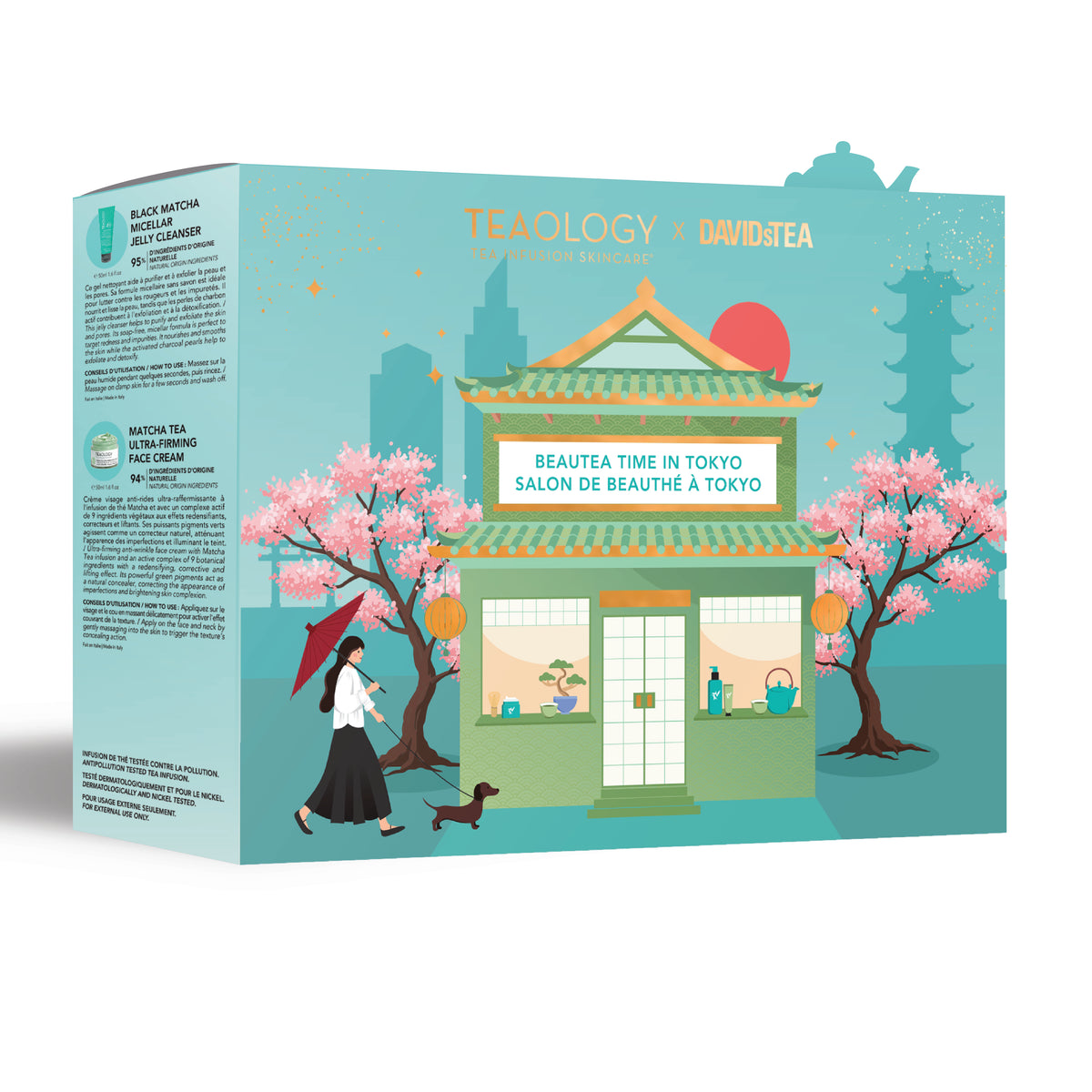 COFFRET CADEAU - Routine Visage Matcha - Teaology x DAVIDs TEA