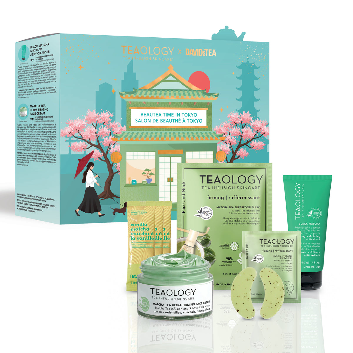COFFRET CADEAU - Routine Visage Matcha - Teaology x DAVIDs TEA